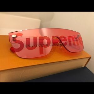 Red Supreme X Louis Vuitton Sunglasses- City Mask